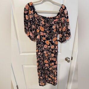 Old navy blue midi dress